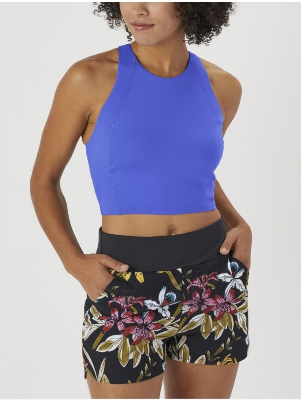Duluth Trading CO. Blue Swim Bra Top Size 16